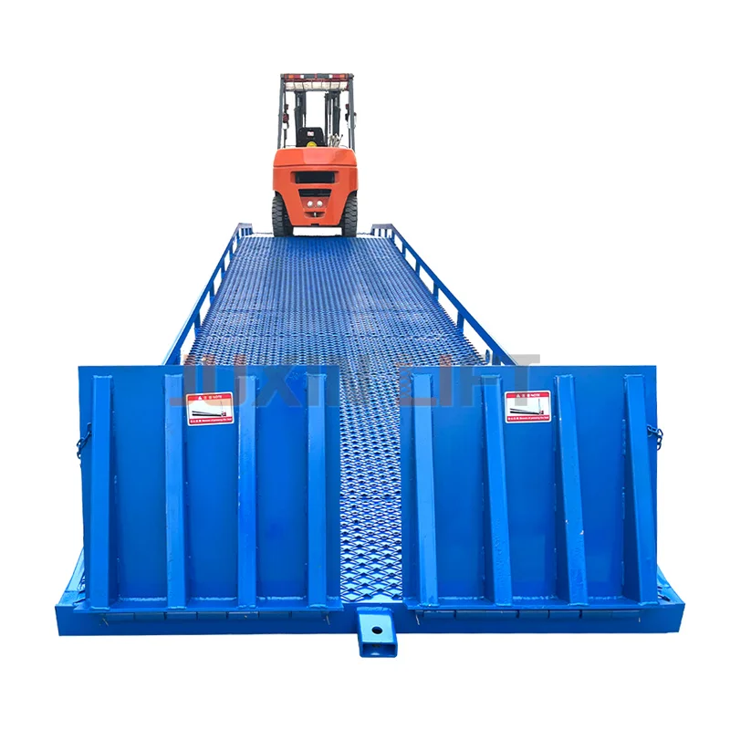 Factory direct sales dock loading ramps forklift ramp movable type hydraulic dock ramp for sale