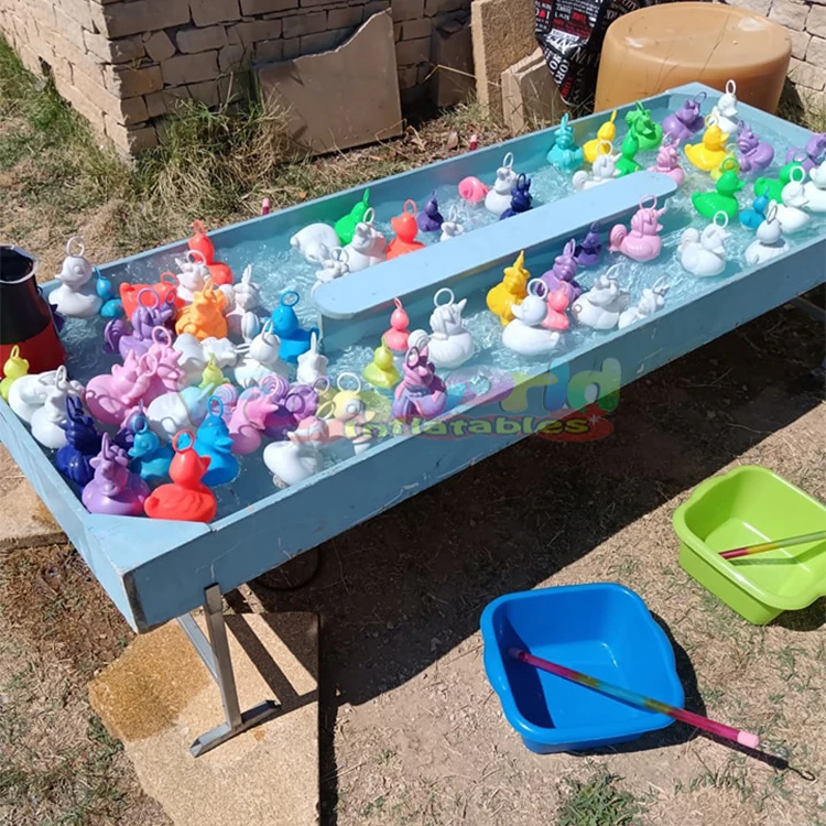 Outdoor electric toy kids party fun games pool fishing carnival duck pond deluxe