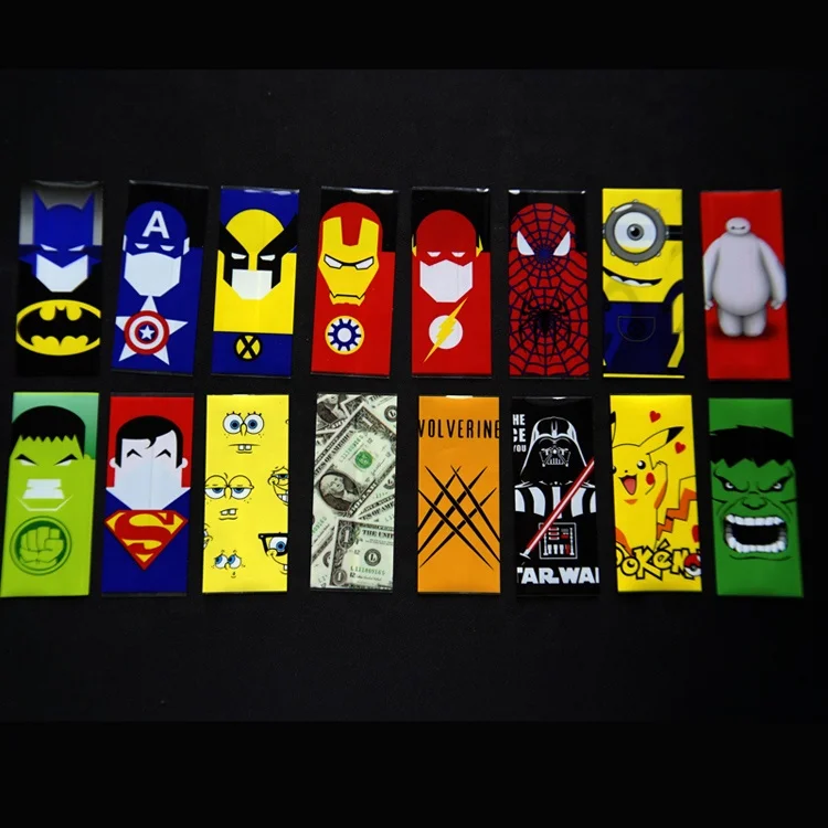 Custom design PVC heat shrink 18650 battery wrap label stickers Protective Cover Sleeve Skin