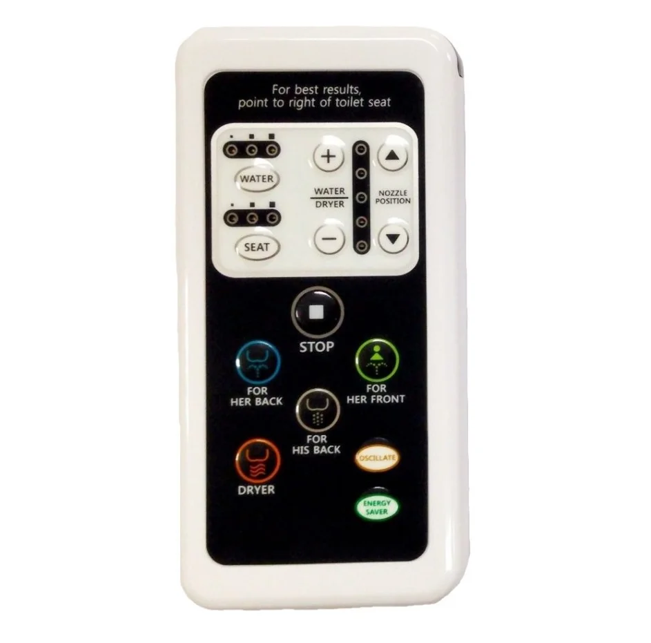 Remote Control Replacement for the ISB-200 Ultimate Bidet Electronic Toilet Seat