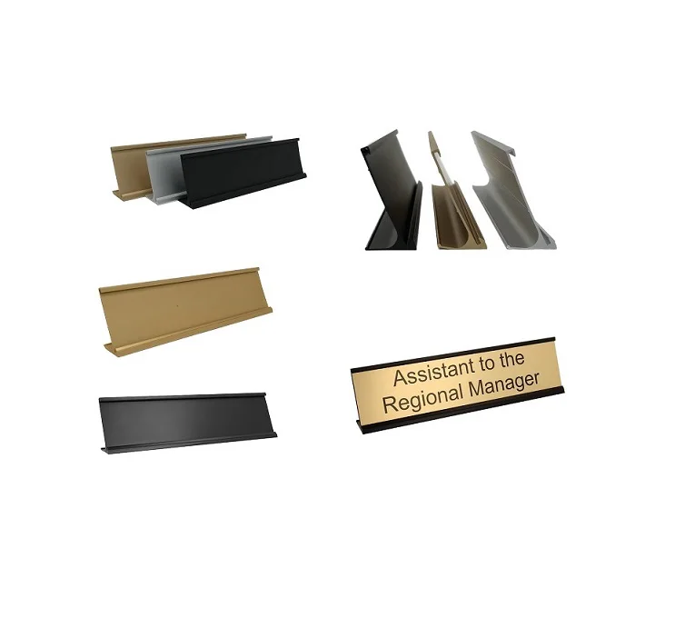 Novelty Nameplate Desk Sign Personalized Office Name Plate With Wall or Desk Holder customization