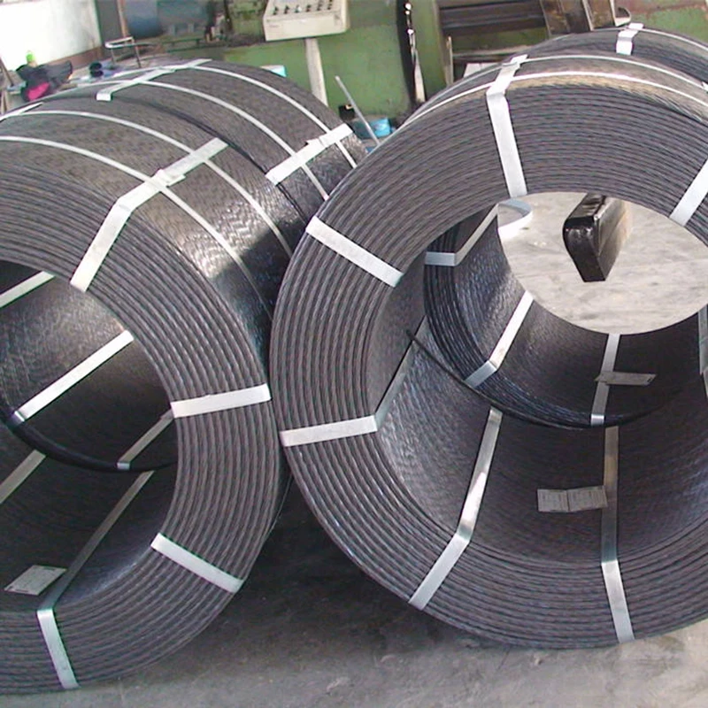 8x37 High Strength Hoisting and Traction Round Strand Smooth and Galvanized Steel Wire Rope