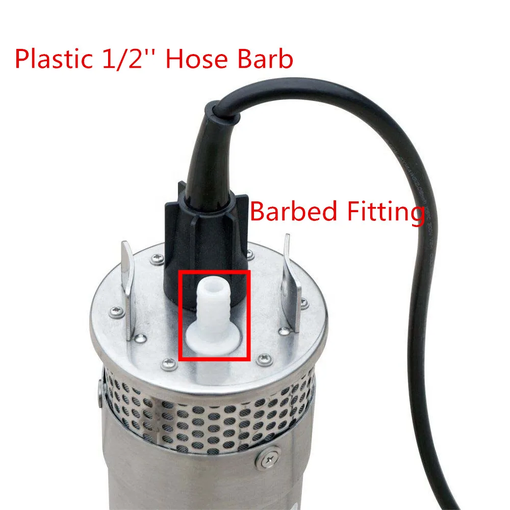 Солнечный насос в комплекте с панелями, погружная система водяного насоса для глубоких скважин, 80 м, dc