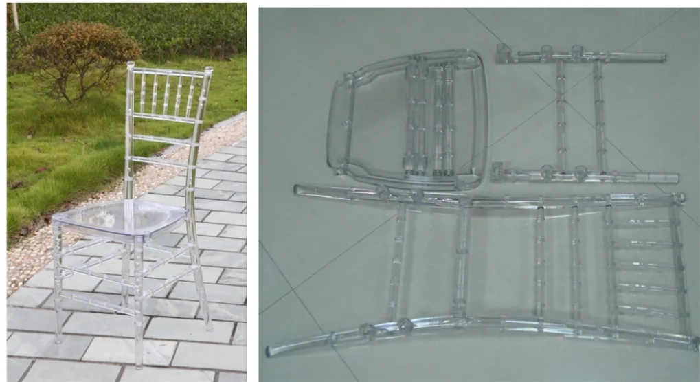 Wholesale transparent resin napoleon Chiavari Chairs wedding chair chavari party tiffany chivari chair clear acrylic hotel