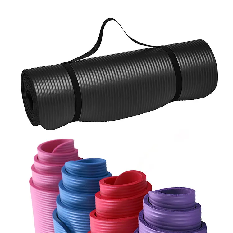 Hot NBR Yoga Mat 1/2-Inch Extra Thick Exercise Yoga Mat