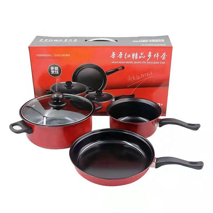 Household cookware set pan non stick cooking pancake pan