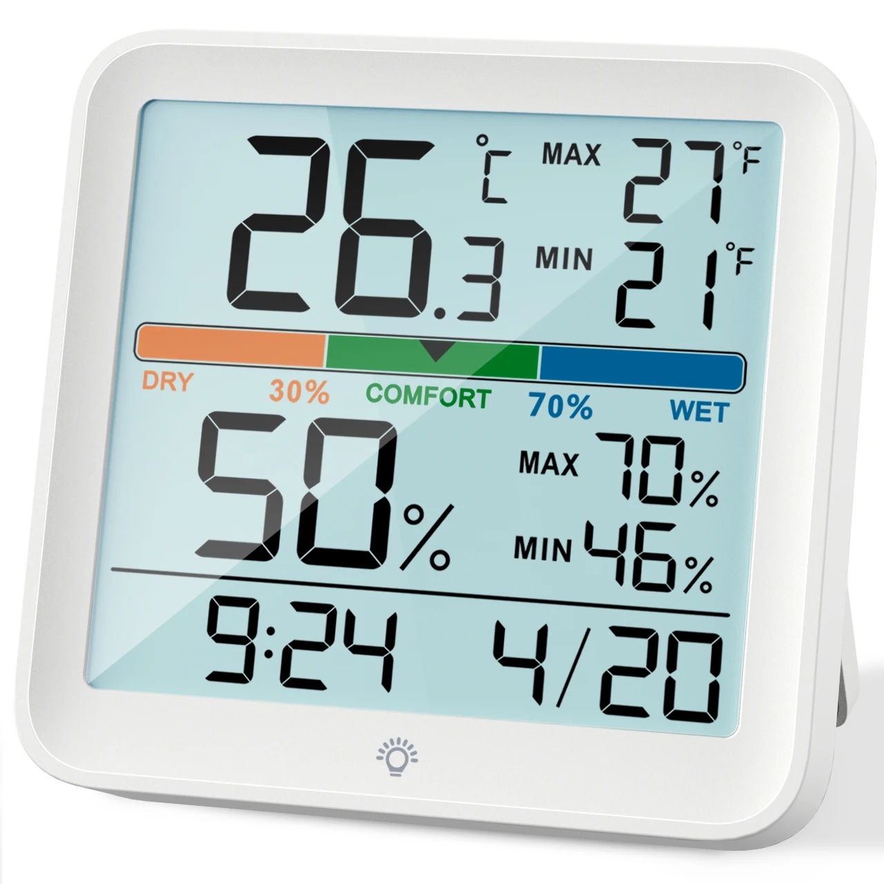 YGH5275WIFI tuya wifi hygrometer thermometer wireless weather station temperature sensor indoor digital hygrometer thermometer