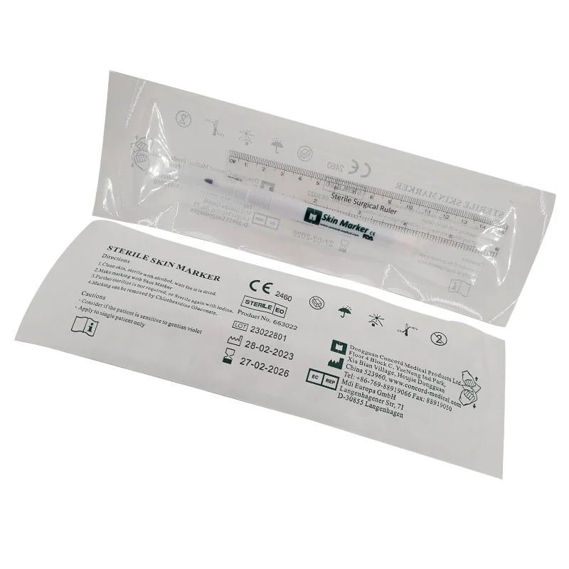 Medical Surgical Sterile Disposable Medical Use Skin Invisible Uv Marker Pen For Microblading