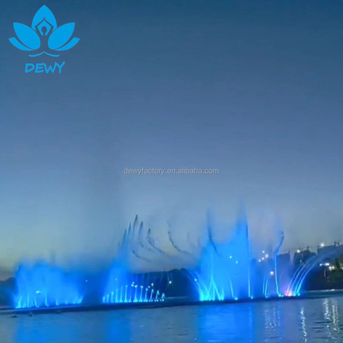 Lake floating Music dance fountain With RGB Led Low price Free design Plaza/Shopping Center/Garden/Pool