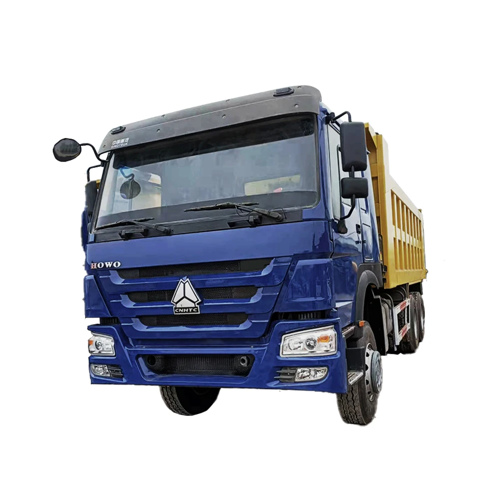 10 Wheels Howo Dump Truck 371 375 HP Used Left Hand Drive Sinotruk Tipper Truck Second Hand Sino Trucks