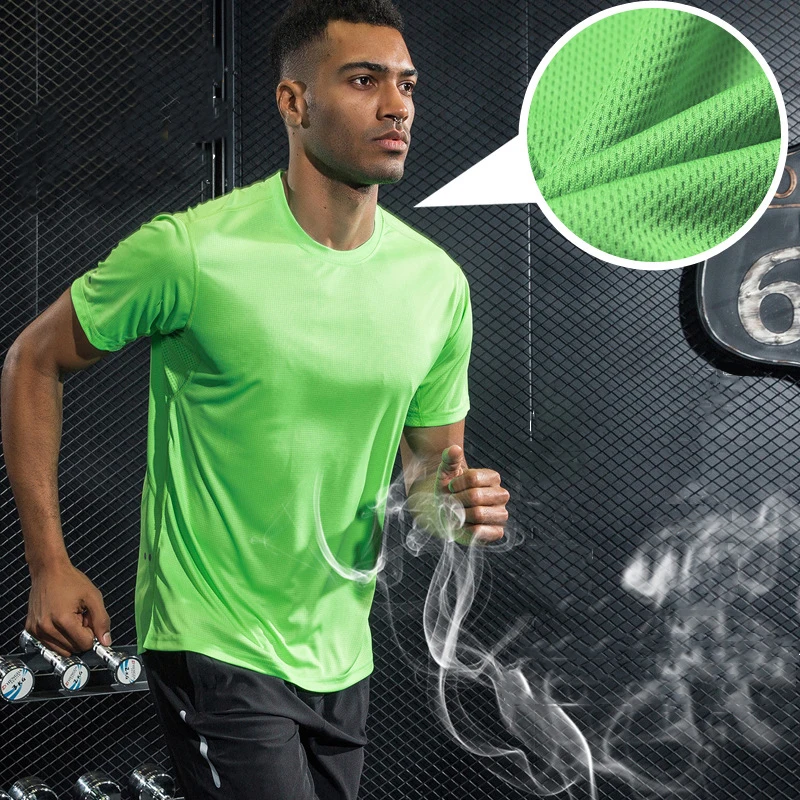 Custom Round Neck Quick-Dry Digital Printing Advertise Shirt Marathon Running Sports Blank 100 Polyester Shirts For Sublimation