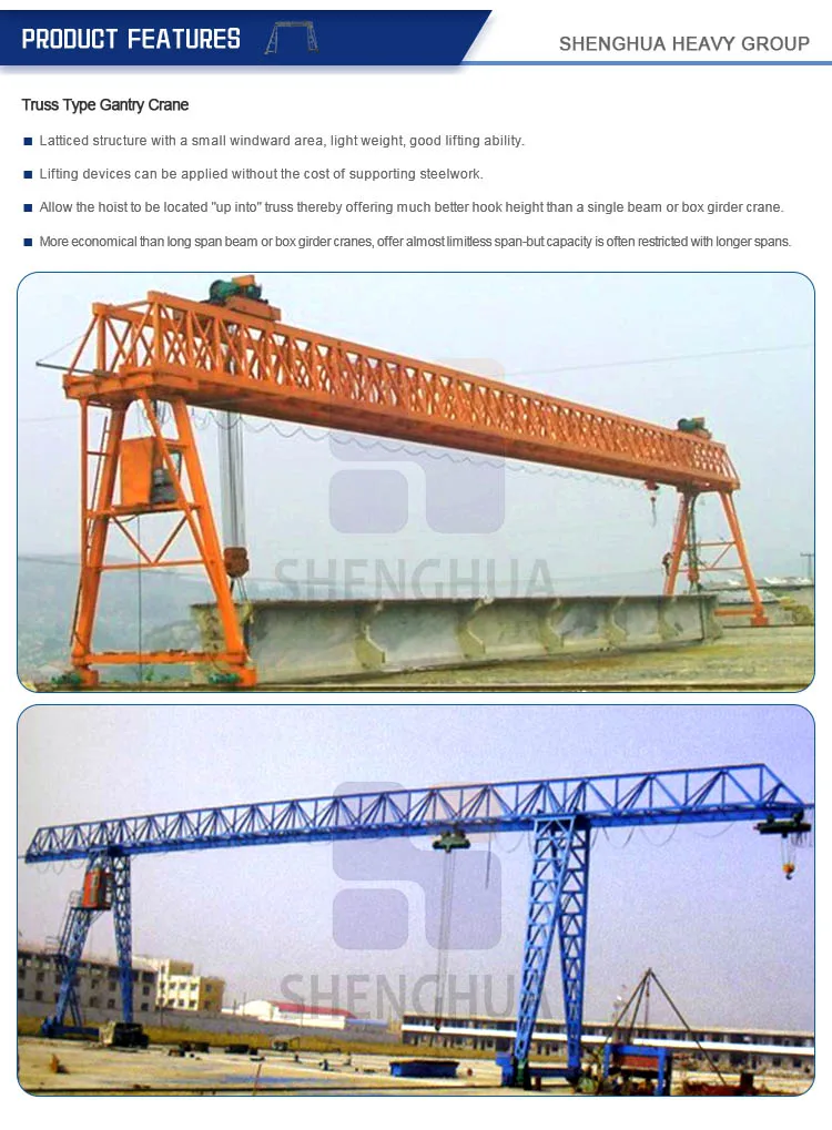 Double Girder Price A Frame Gantry Crane professional double gantry crane