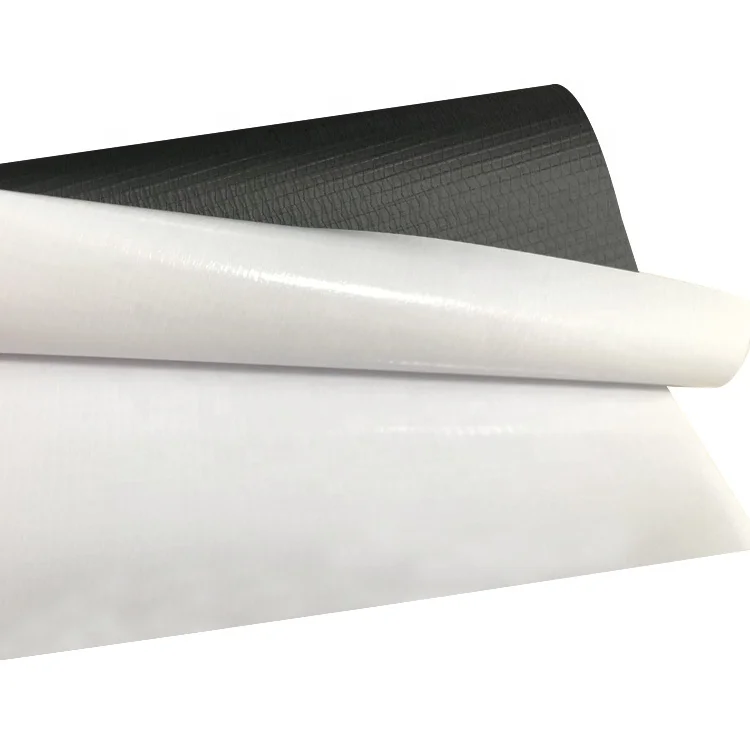 300g Flex Banner Rolls,outdoor Banner,banner Flex Material Rolls Fabric (hot lamination,glossy,500*500 9*9,black back )