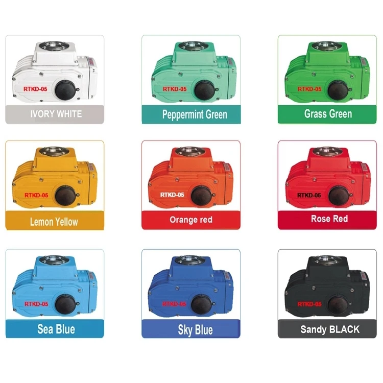 Easy Installation Motorized Electric Actuator Ac24V Ac110V 12V Fast 20/60S Motor Actuator