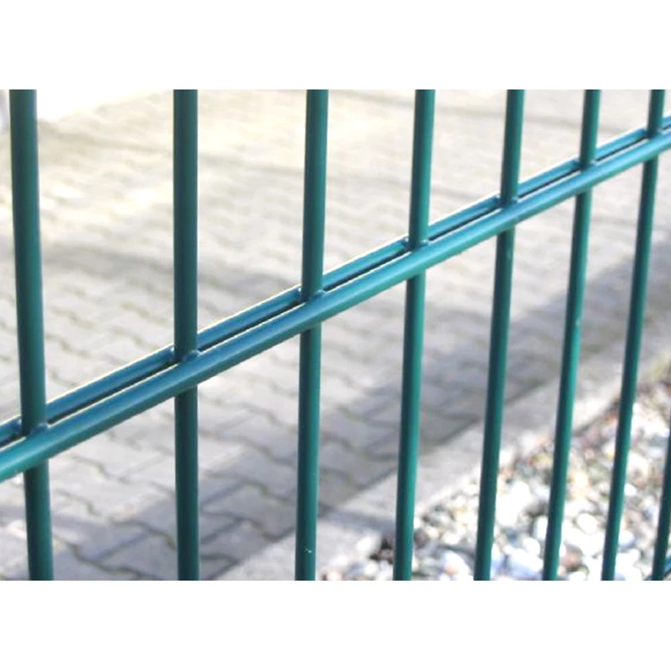 Easily assembled customized 2D fence Twin wire fence welded Wire Mesh 868/656 Powder Coated Privacy Double Wire Fencing