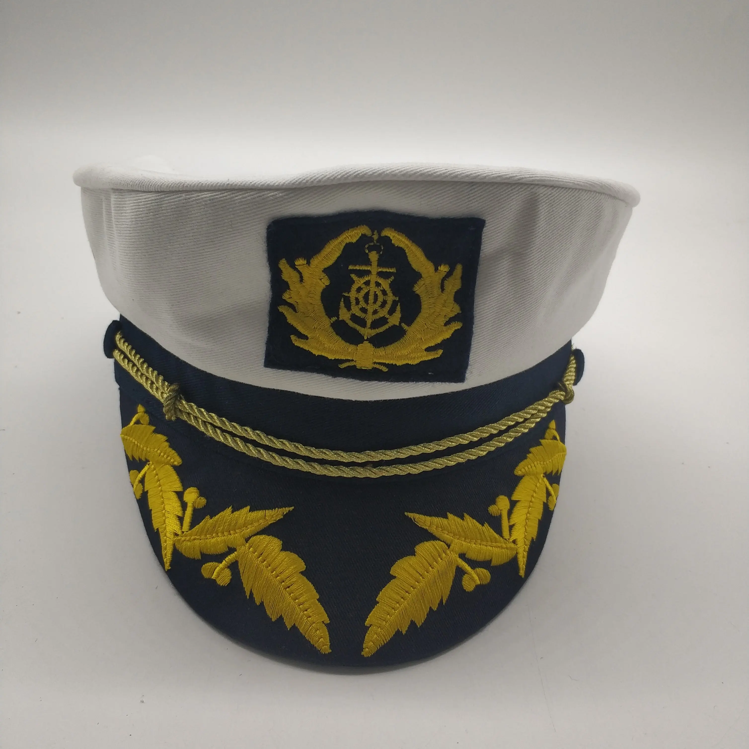White Navy Marine Yacht Boat Ship Hat Sailor Navy Captain  Hats