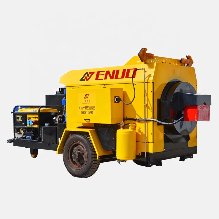 asphalt recycle recycling recycler reclaiming rejuvenator mixture mixer pothole patching patcher maintenance hot mix trailer por