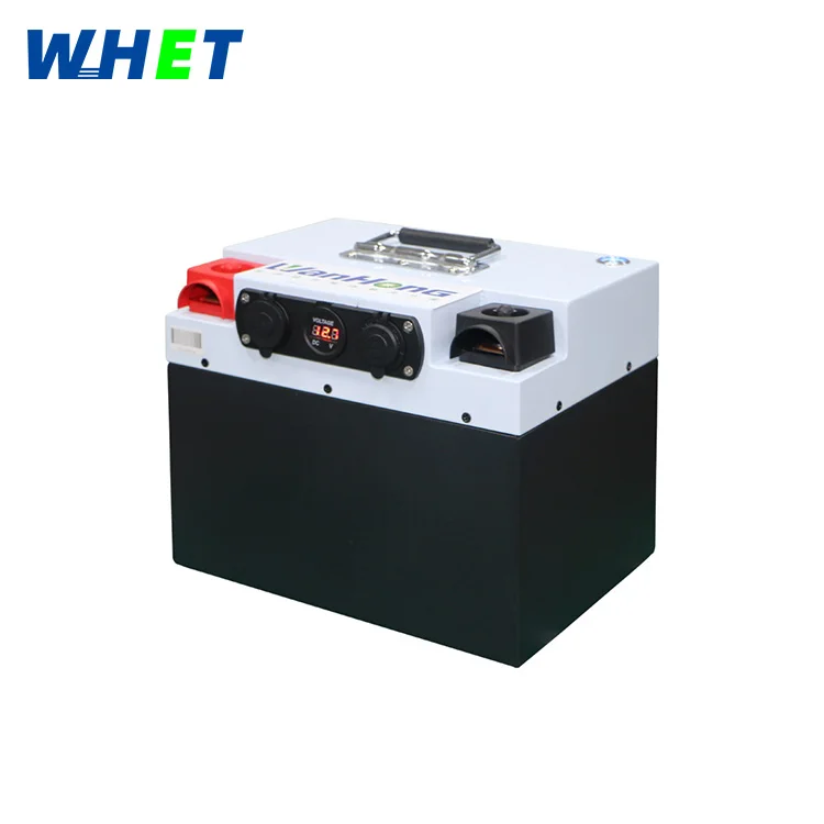 WHET lifepo4 deep cycle battery 12V 200ah battery 24v solar lithium ion battery for home solar storage system and RV