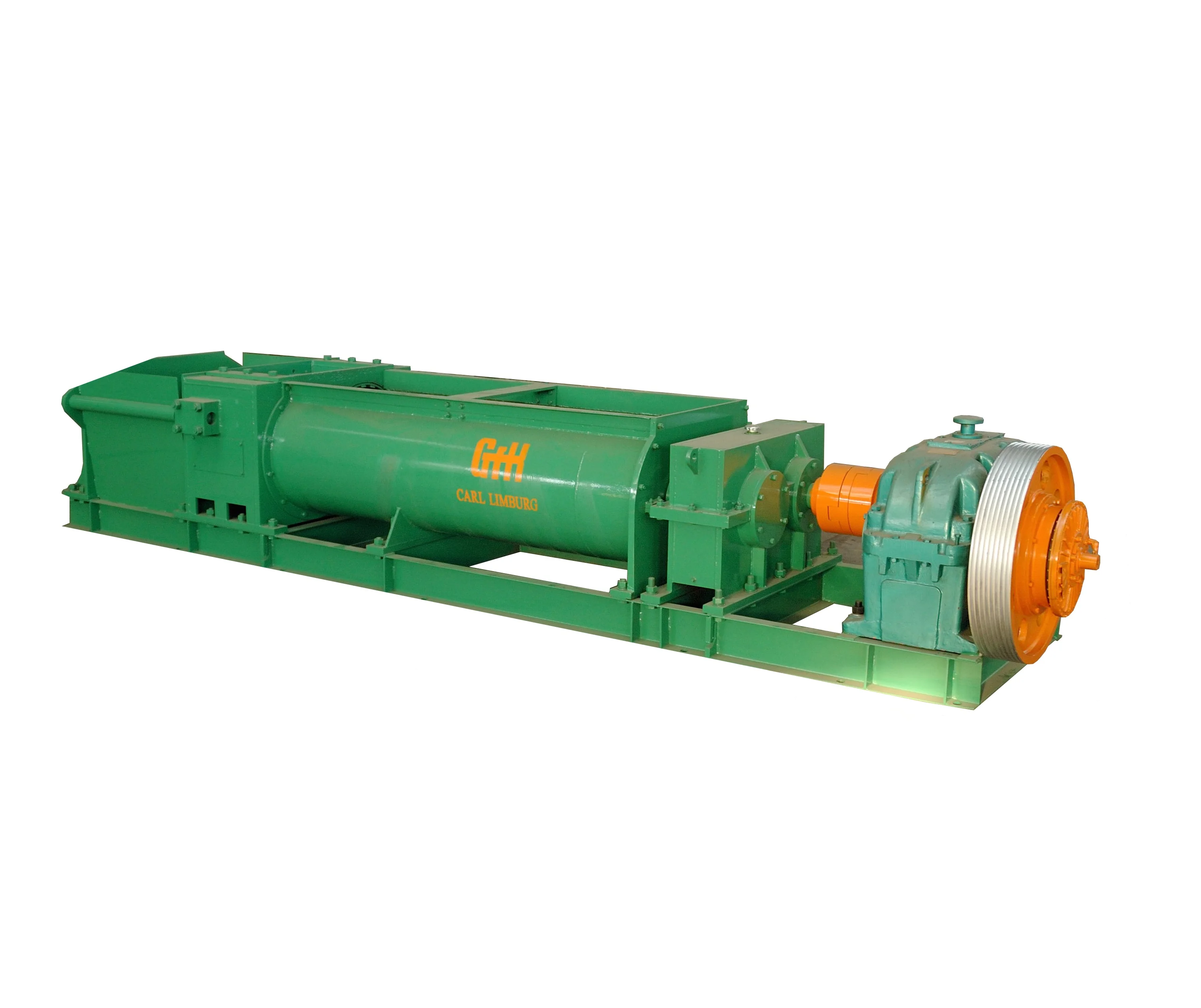 Full automatic brick making  machine energy-saving double-shaft  pugmill clay mixer