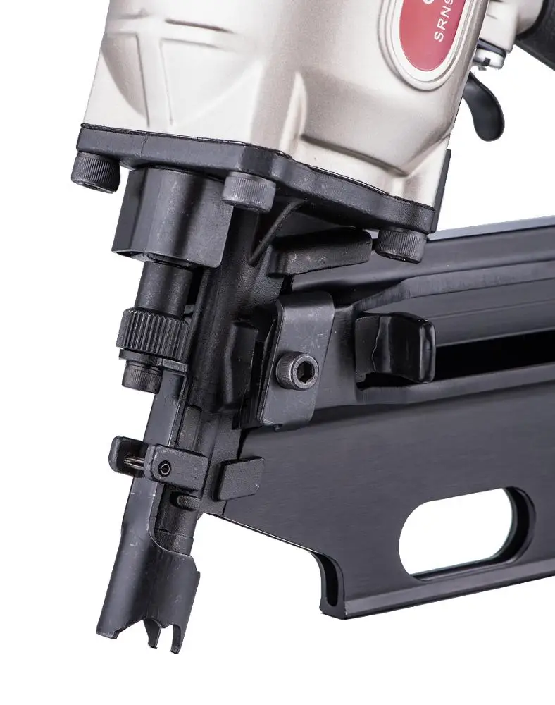 Pneumatic framing nailer gun NR83A2 for plastic collated strip nails