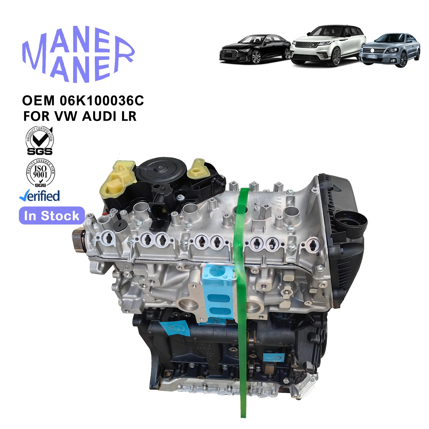 Автозапчасти MANER 06k100036C 06K100036D 06K100038R в сборе для EA888 3 поколений VW Golf TT Audi A3 2,0 T CJXB MK7