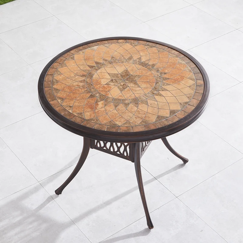 Luxury Modern Casting Aluminum Outdoor Garden Table  In Cheap Price