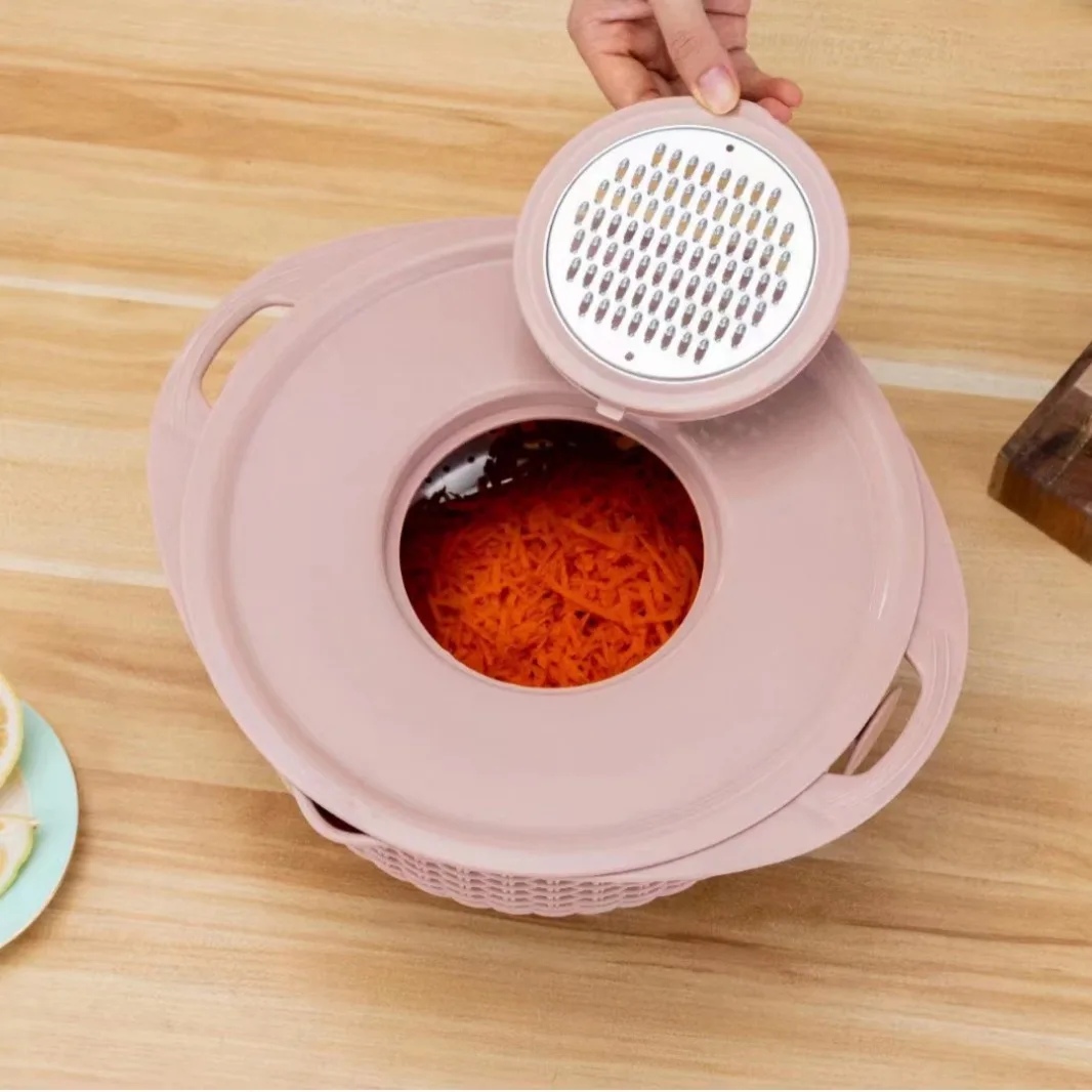 New Strainers for Kitchen 4 in 1 Fruit Cleaner Food Strainers and Colanders