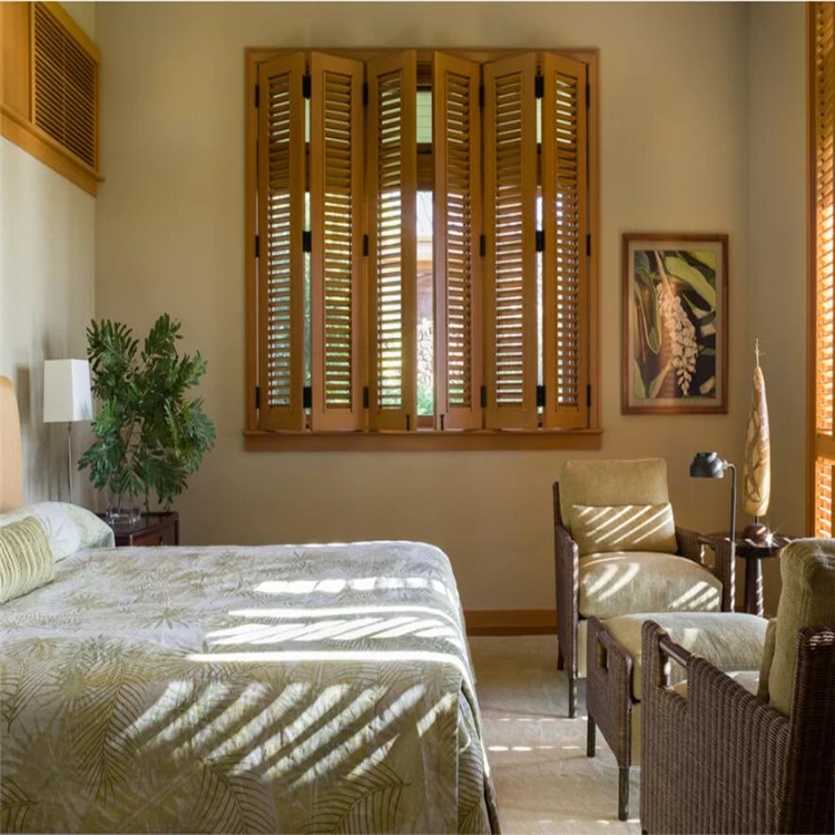 
Antique customized wooden plantation shutters 
