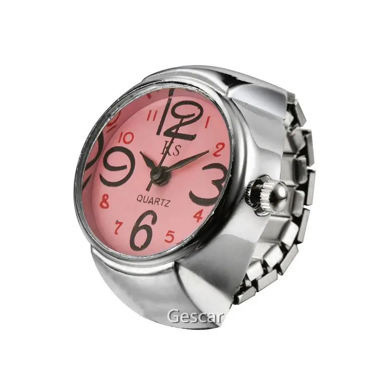 Hot Sale Waterproof Ring Watch Creative Fashion Stainless Steel Quartz Ring Watch Stlyish Gift Finger Ring Watch