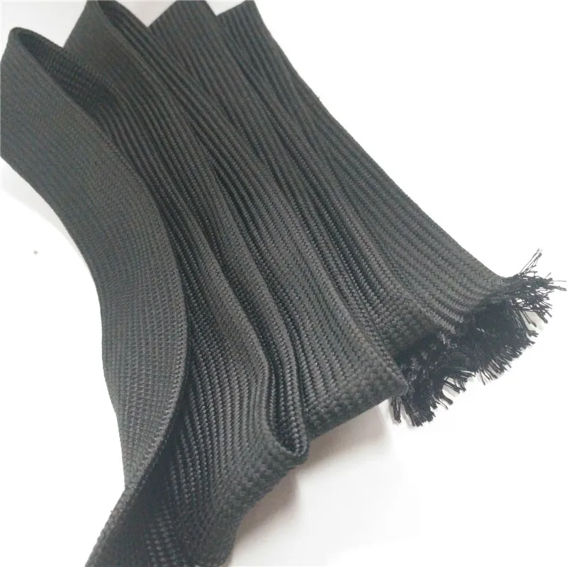 black white red orange yellow green purple blue pink gray Multi Color and Mix color PET Winding braided cable protection Sleeve