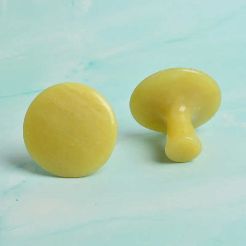 
Mushroom jade own brand multifunctional topaz mushroom scraping jade facial massage tool 