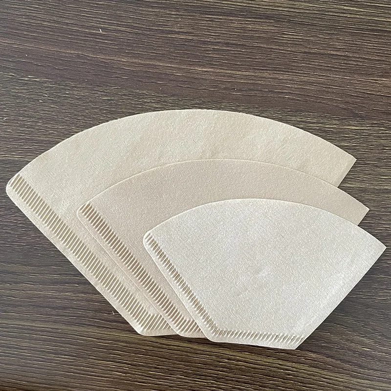 1-4 Cups Multiple Heat Seal V60 Foldable Origami Coffee Dripper Coffee Filter Paper For Drip Coffee