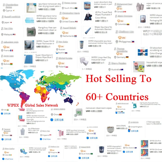 Lint Free Nonwoven Cleanroom Wipes Dust Free Wiping Cloth Cleanroom Wipes For Lab Use