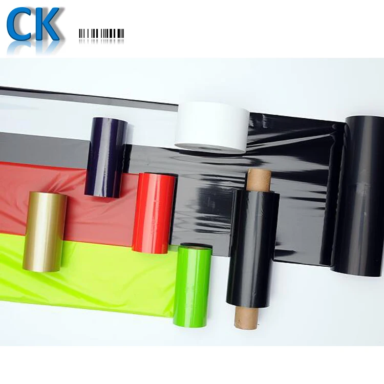CK26 Custom TTR Black Wax Resin Ribbon 70mm*300m Barcode Printer Thermal Transfer
