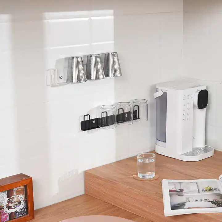 Low MOQ Home Kitchen Mug Rack Organizer Cup Display Rack Refrigerator Magnetic Coffee Cup Rack