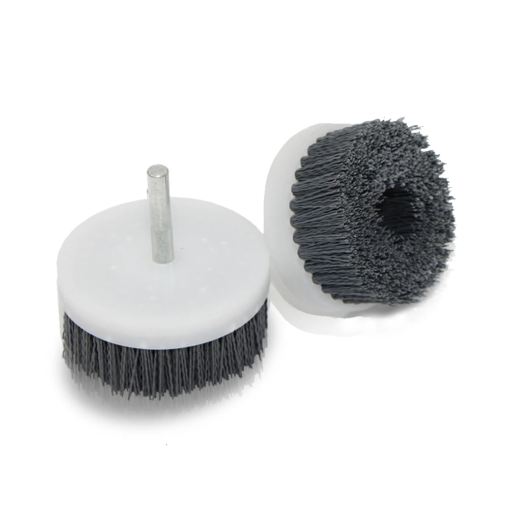 Industrial 60MM Custom Silicon Carbide Brush Polishing Tools For Granite Marble Floor Steel Wood