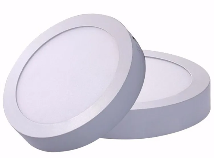 Recessed surface mounted 6 inch 4 inch ultra thin led panel light down light 9W 12W 15W 6W 18W 24W 28W 3CCT for indoor lighting