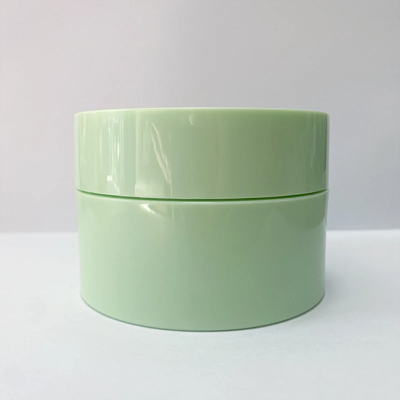 200ml 6oz spatula face hair mask single wall PP plastic cream jar cosmetic