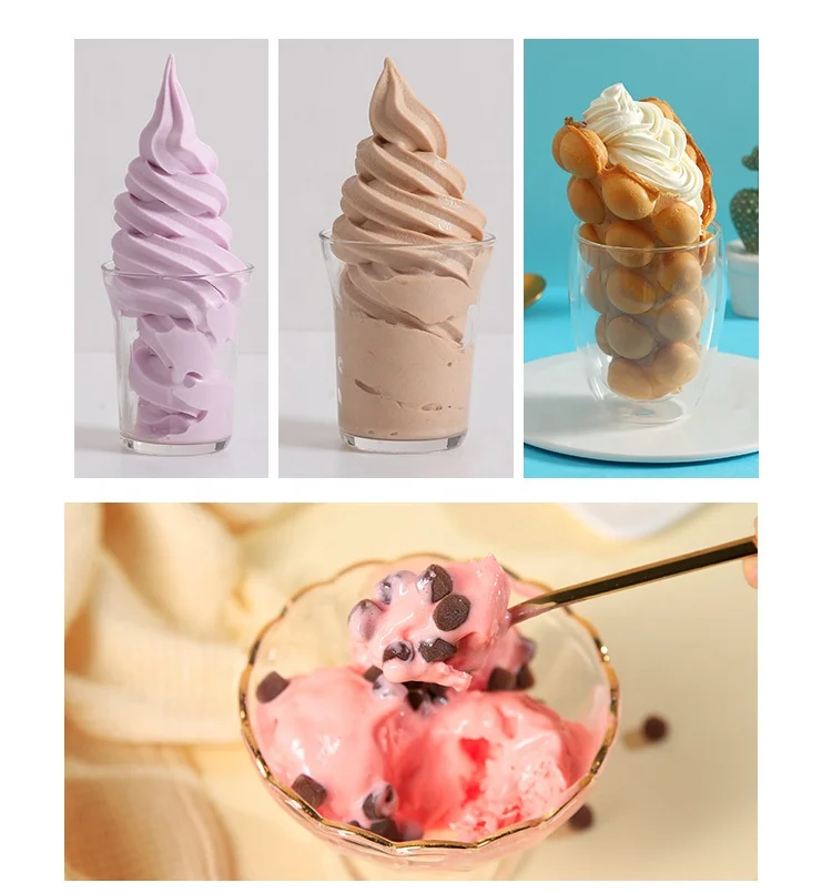 HALAL 1kg Taro Flavor Soft Serve Ice Cream Powder Mix for Ice Cream Shop