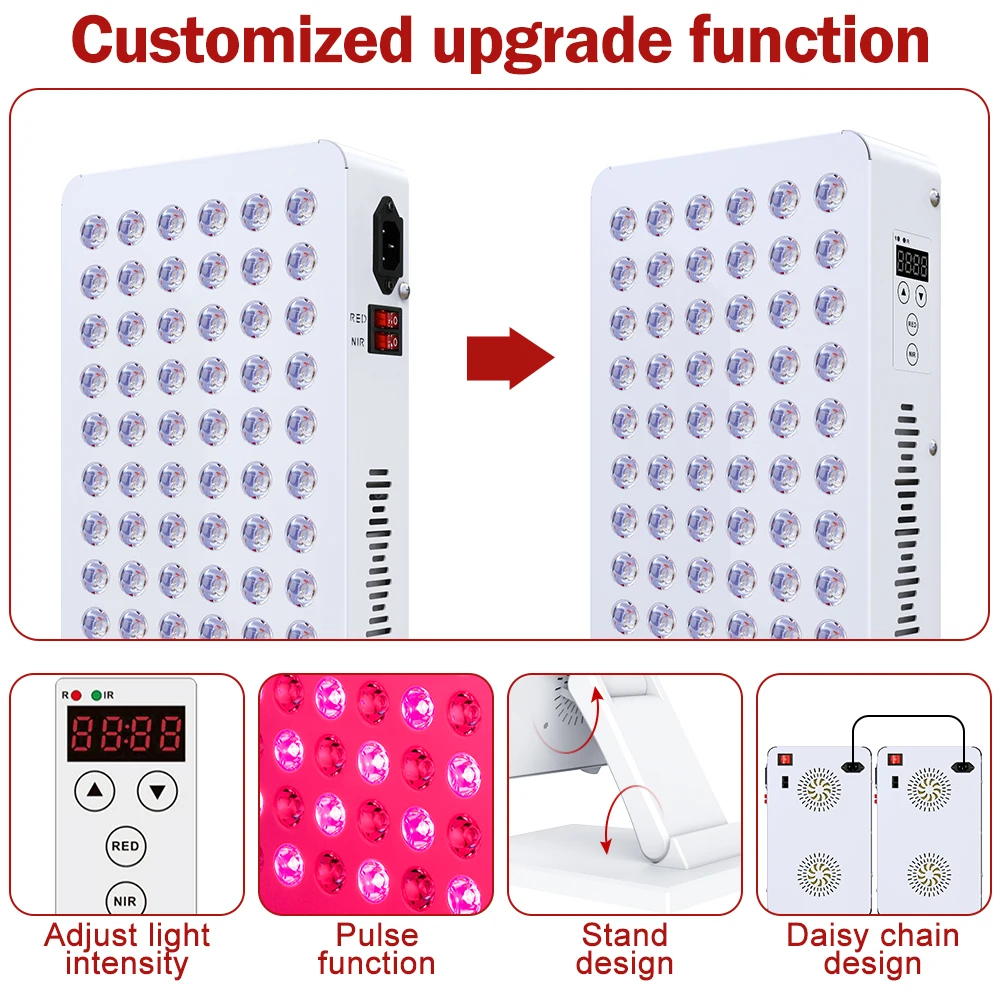 Gerylove Home use Muscle Pain Relief PDT machine 660nm 850nm 300w face led Infrared red light therapy