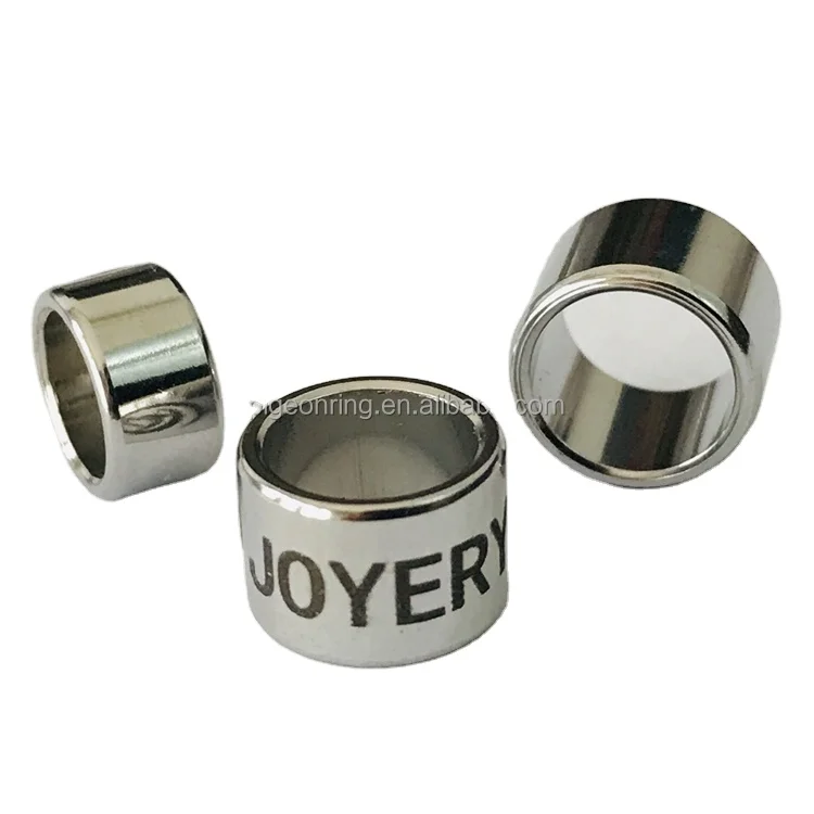 Wholesale High quality Stainless steel bird ring with special treatment and bright surface Stainless Steel parrot rings