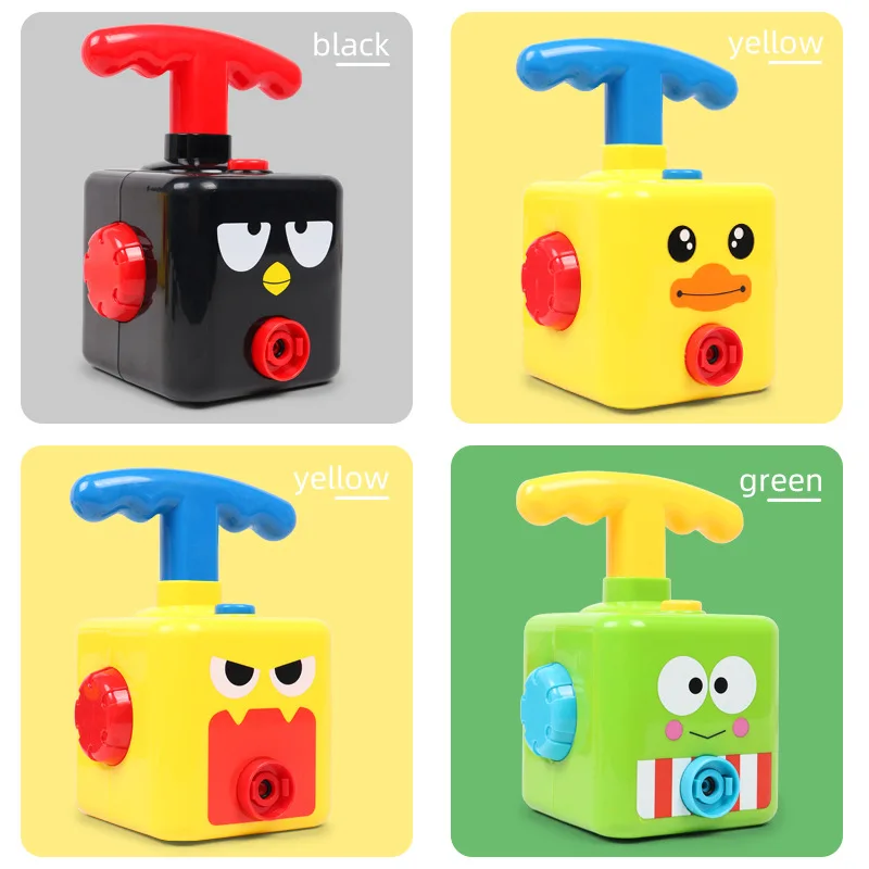 Newest Design launcher Balloon powered car Toy set for kids Air power car Educational Toys