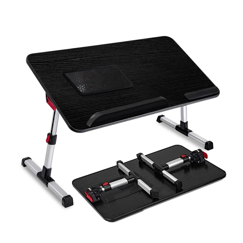 Portable laptop table lap desk with cooling fan adjustable lap table bed tray Multipurpose Standing Desk