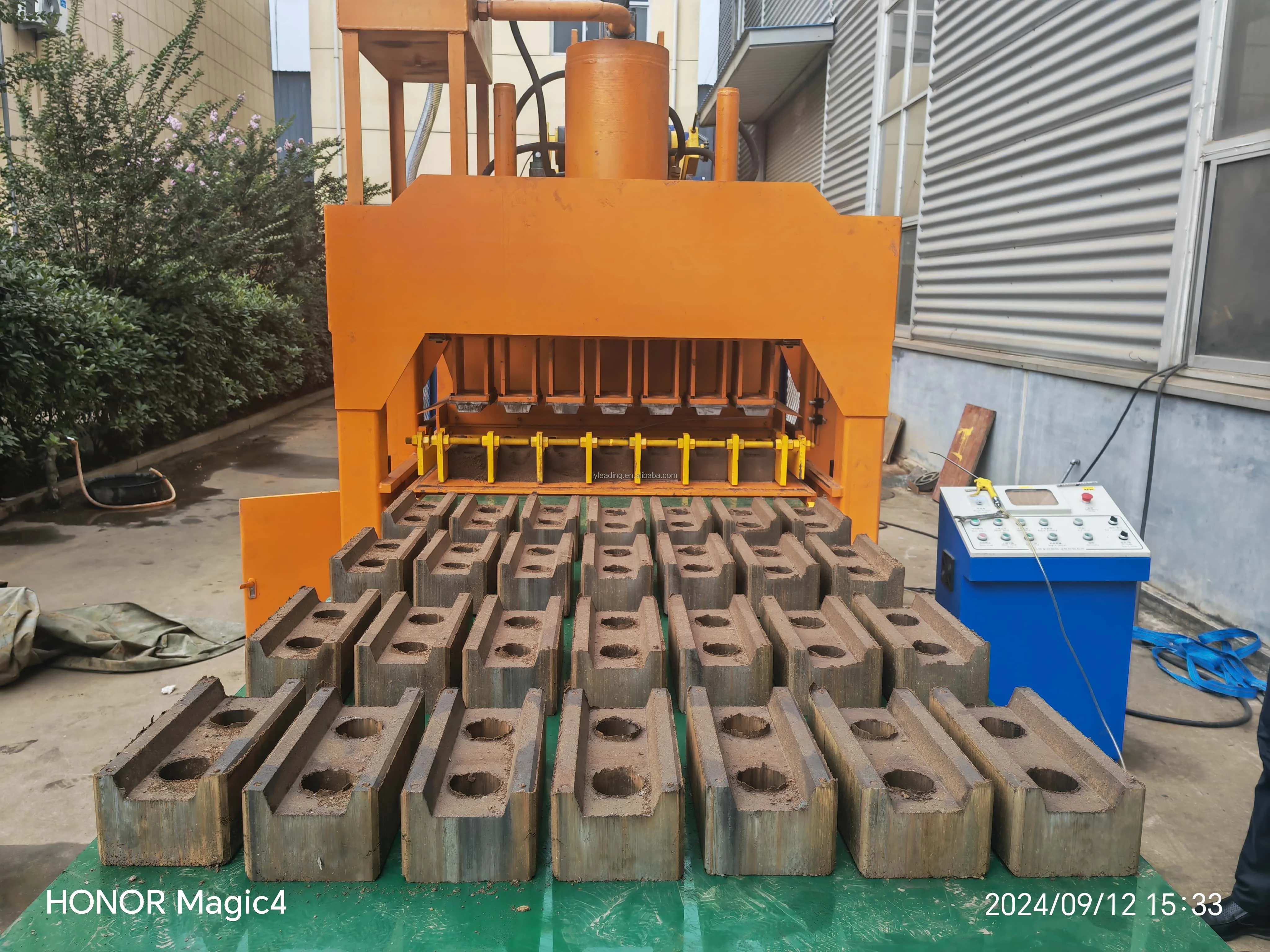 HBY7-10 Automatic Clay Interlocking Brick Machine Block Making Machinery Cay Brick Pressing Machine