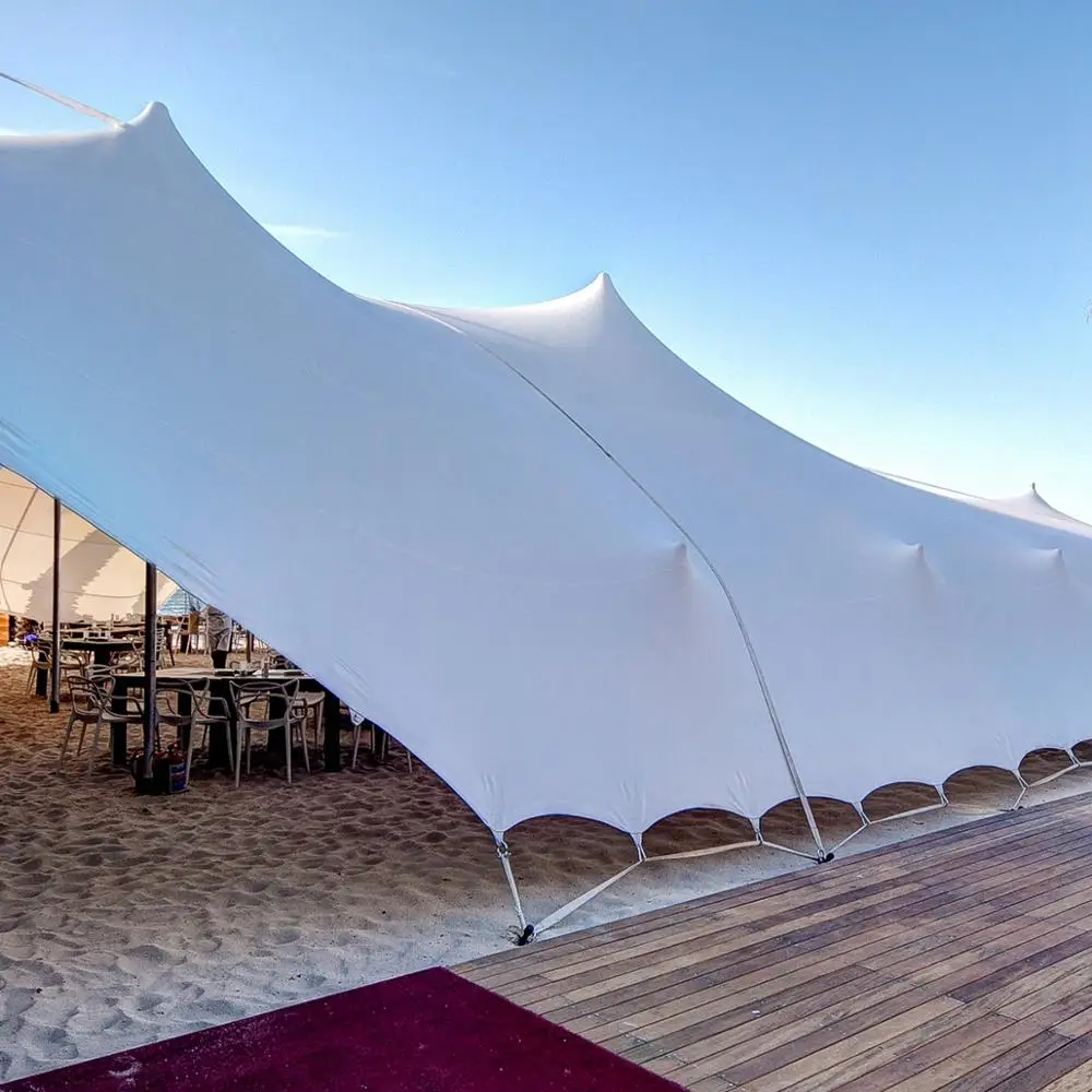 Bedouin Stretch Tent Fabric resistente al fuego impermeable para las carpas de la fiesta de bodas