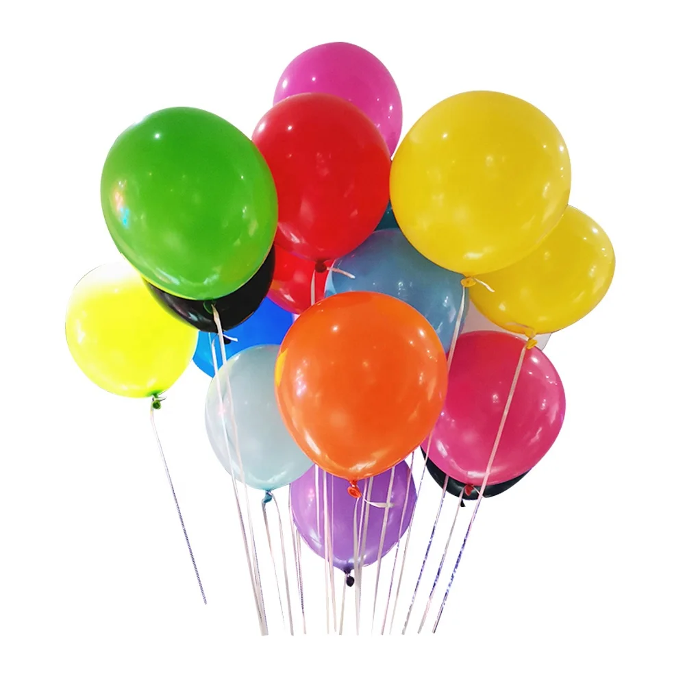 Wholesale Thick Natural Latex 10inch 10inch Ballon Round Standard Metallic Pearl Party Balloon in Bulk