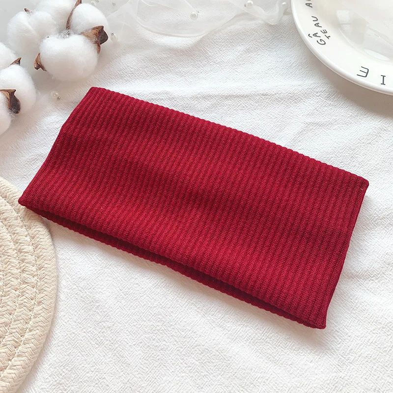 Headbands for Women Wide Non Slip Boho Head Bands Elastic Thick Soft Hairbands Fashion Workout Yoga Hair Accessories