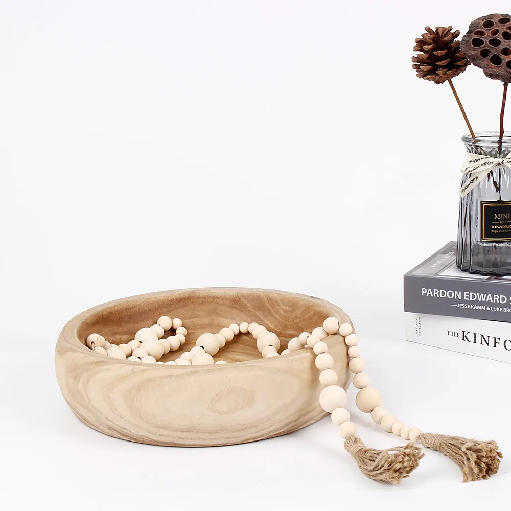 decorative trays decorative object linked/home interior elegant decoration pieces accessories link wooden ornament/wooden chain