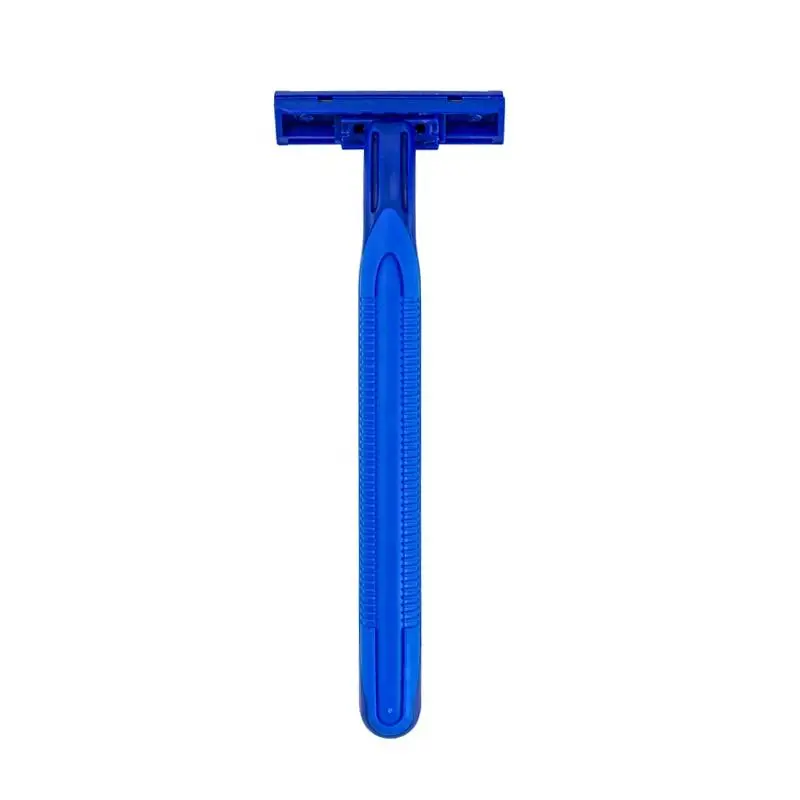 Gememme Wholesale Stainless Steel Blade Twin Safety Razor with Plastic Handle for Body Face Bikini Underarm Shaving