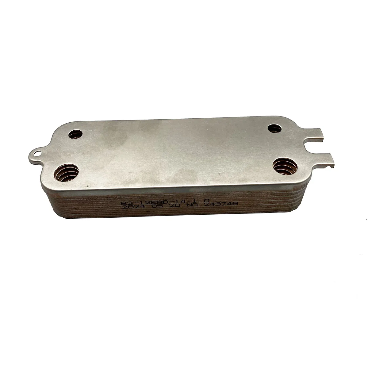 Boilers Furnace Spare Parts Parallel Flow Secondary Heat Exchanger 14-Plates Plate Heat Exchanger For Bosch Gas Boilers Replace
